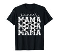 Soccer Mama Groovy Soccer Softball Mom T-Shirt - Novelty Apparel for Adults