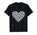 Heart Shaped Soccer Ball T-Shirt - Fun Novelty Design for Adults