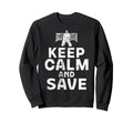 Ice Hockey Goalie Goalkeeper Keep Sweatshirt - Minimalist Print for Adults