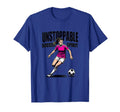 Unstoppable Soccer Spirit Womens T-Shirt - Novelty Apparel Unisex