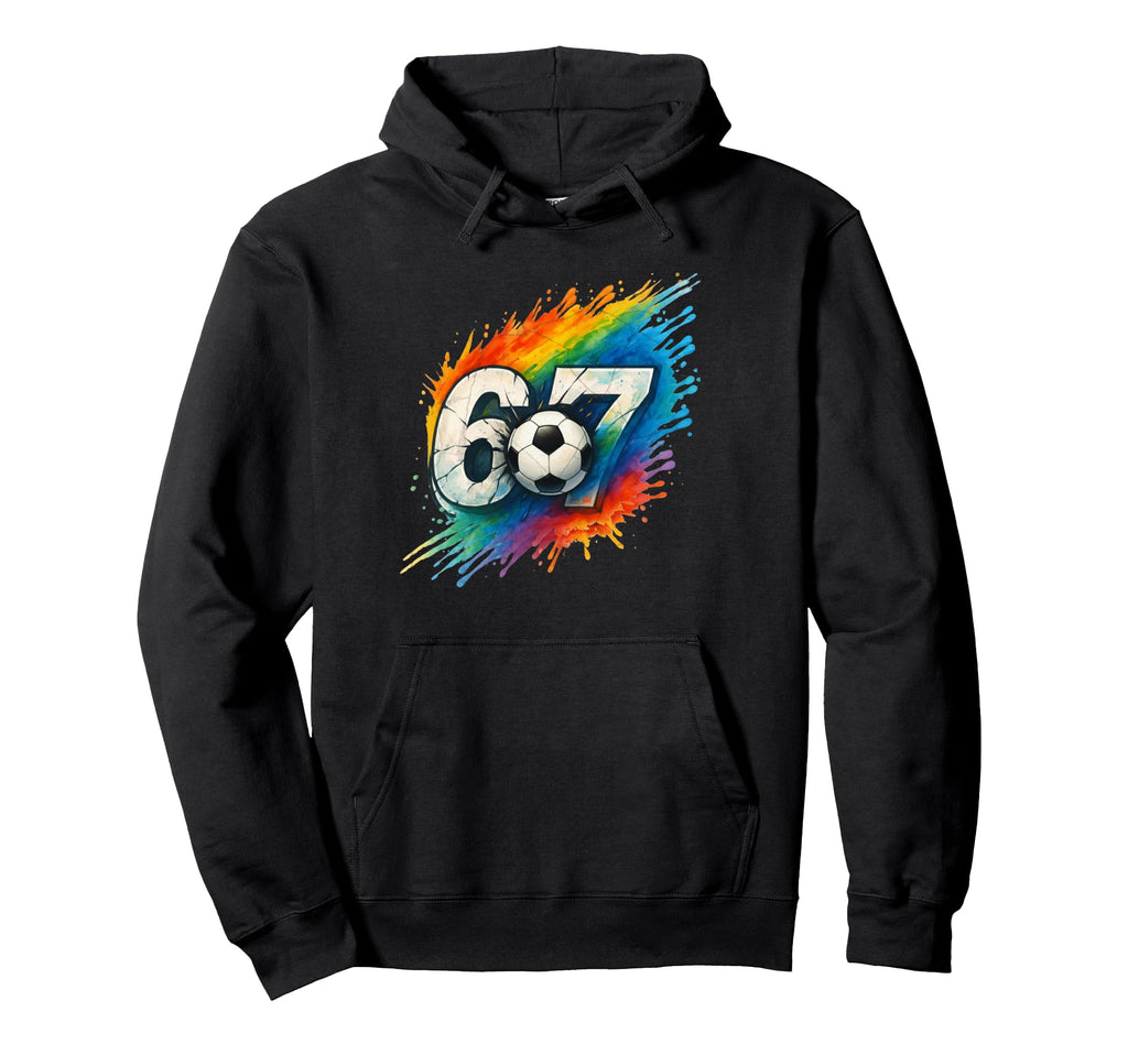 67 Soccer Six Seven 6 7 Meme 67 Hoodie - Custom Art Print Unisex