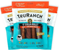 Collagen Rolls - 6" Collagen Rolls for Dogs - Long Lasting Healthy Joint Support - Rawhide Alternative - Skin & Coat Health - Made with Real Beef, Value Pack, 3 Bags, 12 Count