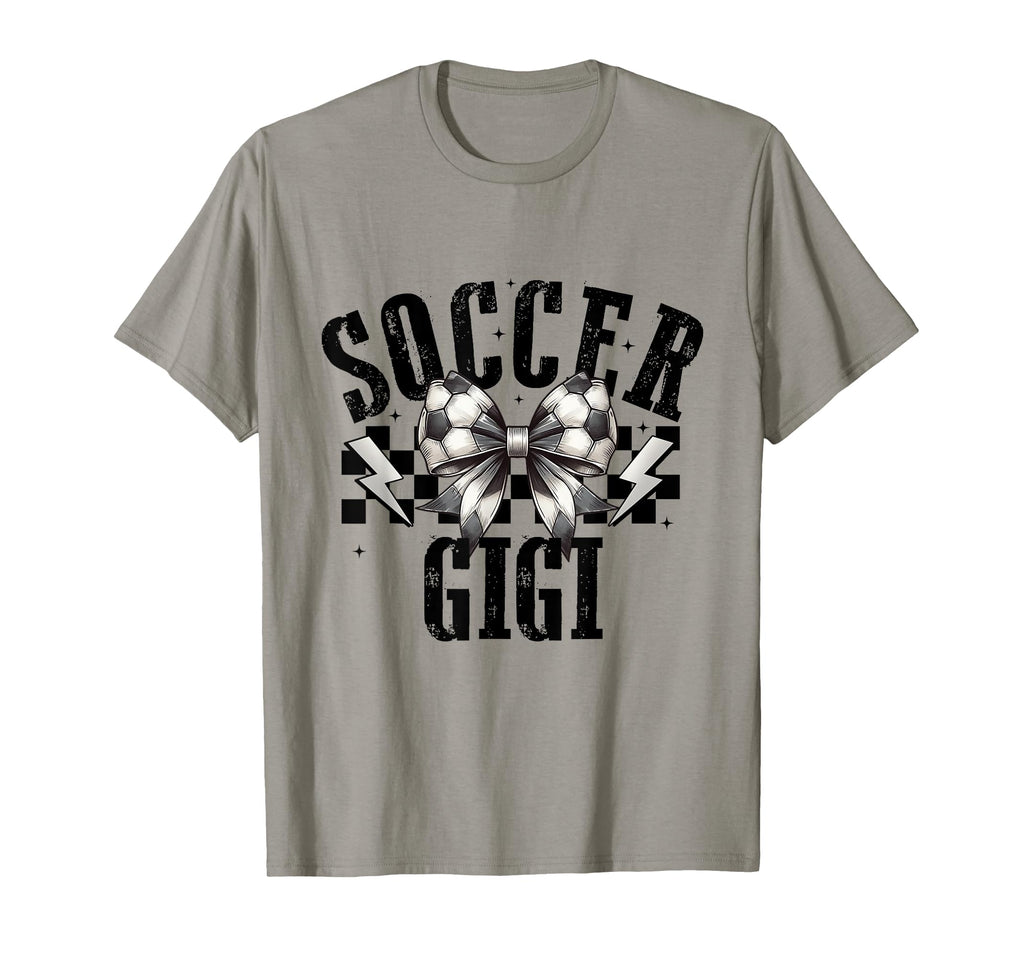 Soccer Gigi Groovy Soccer Coquette T-Shirt - Fun Novelty Design for Adults