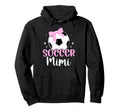 Soccer Mimi Bow Grandma Mimi Soccer Hoodie - Fun Novelty Design for Adults
