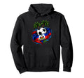 Haiti Soccer 2026 Haitian Flag Caribbean Hoodie - Minimalist Print Unisex