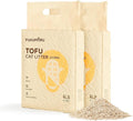 FUKUMARU Tofu Cat Litter, 12lb Clumping Litter for Cats, Mixed Corn Pellets, Dust-Free and Easy Clumping, Odour Control, Flushable, Low Residue