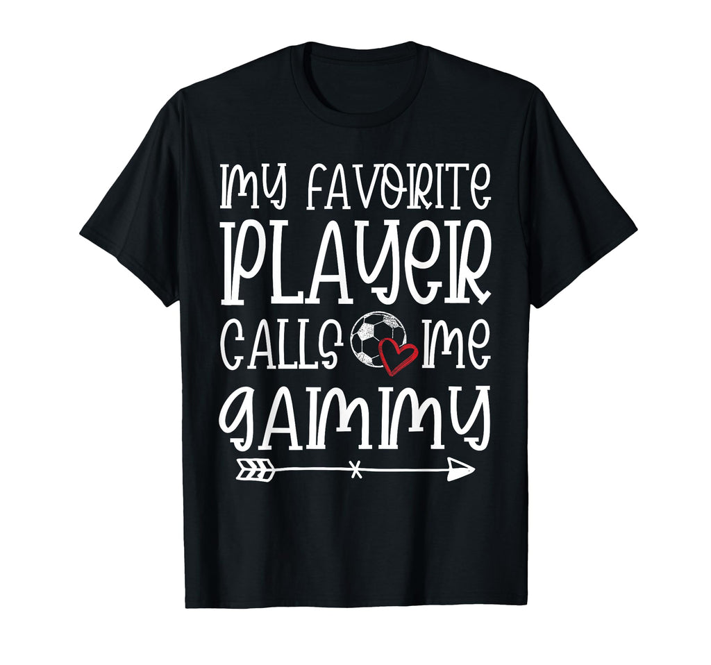 My Favorite Player Calls Me Gammy Soccer T-Shirt - Trendy Graphic Unisex