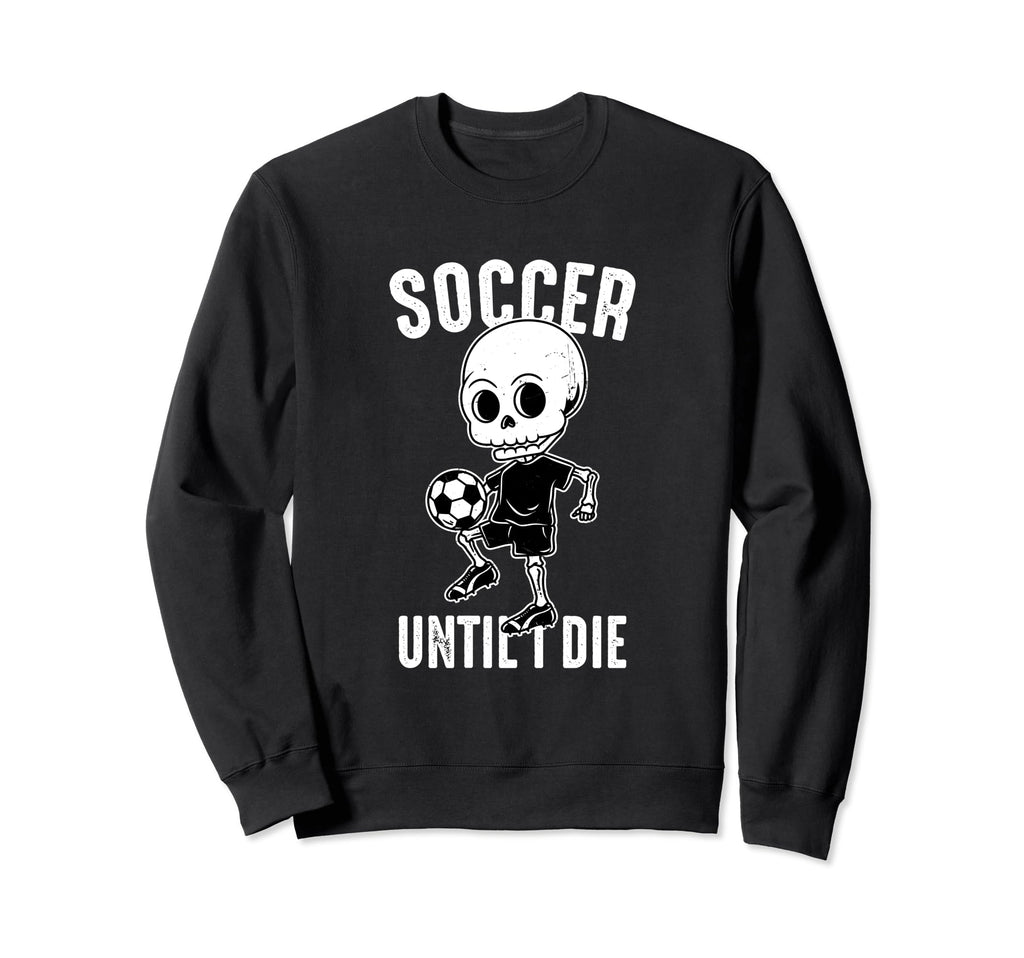 Funny Soccer Sport Teen Futbol Sweatshirt - Minimalist Print for Adults