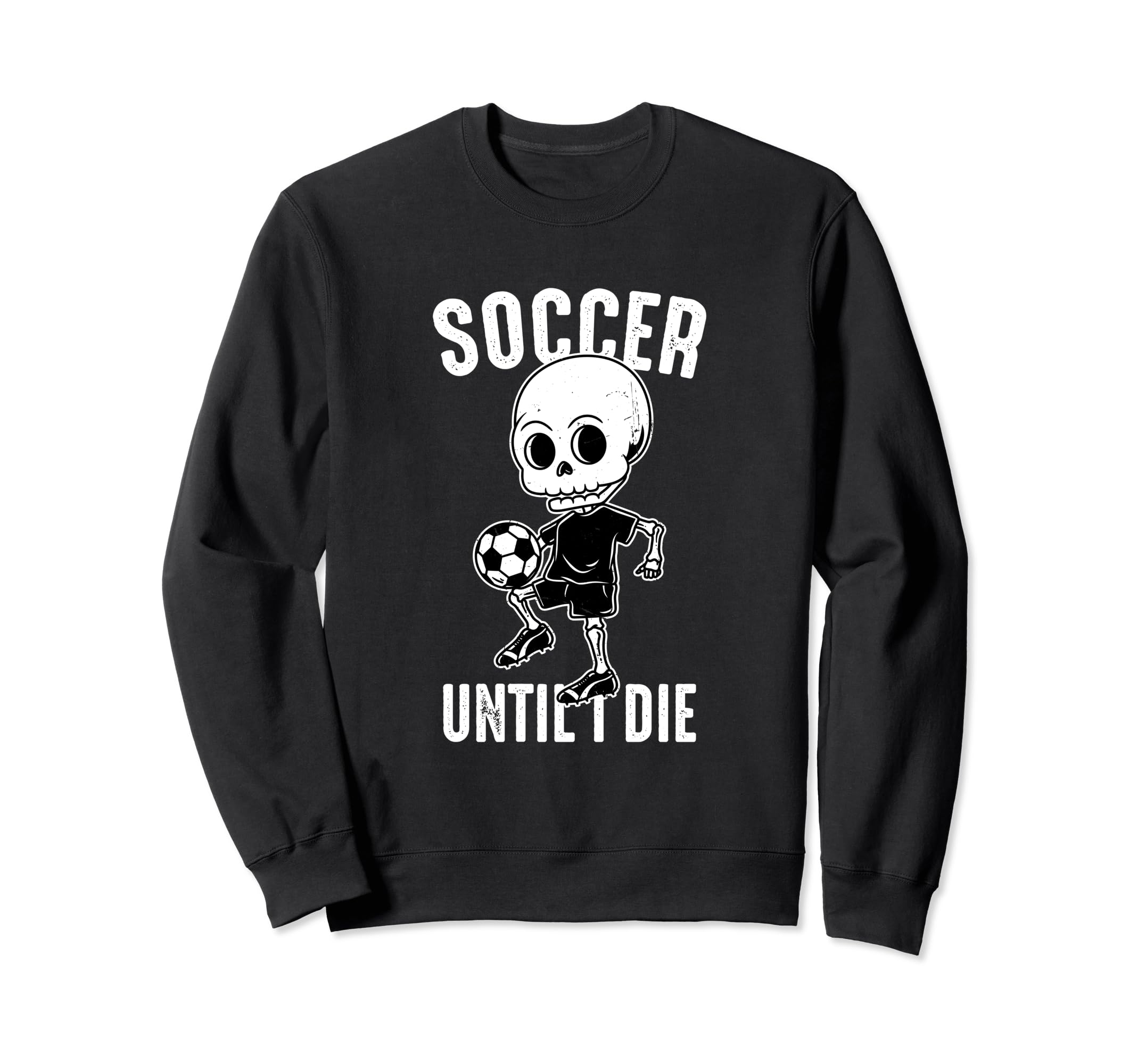 Funny Soccer Sport Teen Futbol Sweatshirt - Minimalist Print for Adults