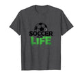 Soccer Is Life Passionate Fan Sports T-Shirt - Streetwear Style for Adults