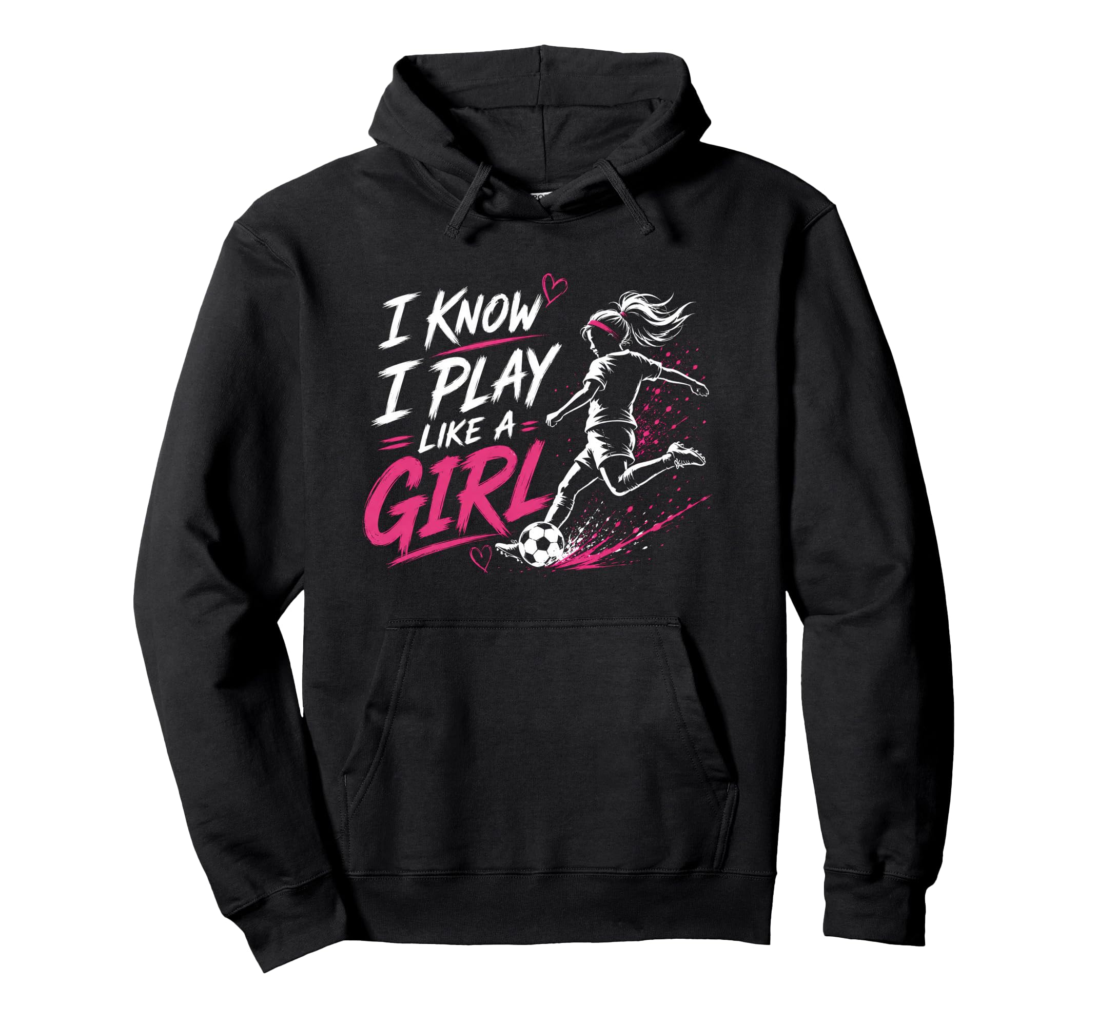 I Know I Play Like Soccer Hoodie - Custom Art Print for Adults