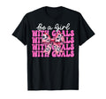 Be Goals Soccer Coquette Bow T-Shirt - Novelty Apparel Unisex