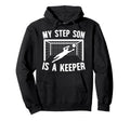 Soccer Keeper Step Mom Soccer Goalie Hoodie - Minimalist Print for Adults