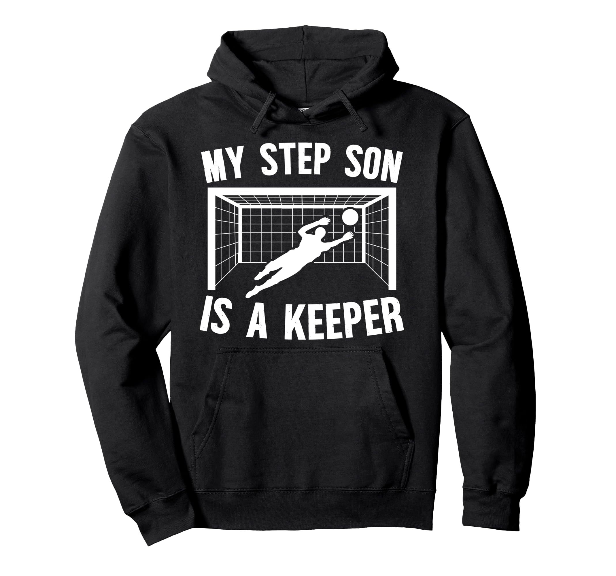 Soccer Keeper Step Mom Soccer Goalie Hoodie - Minimalist Print for Adults