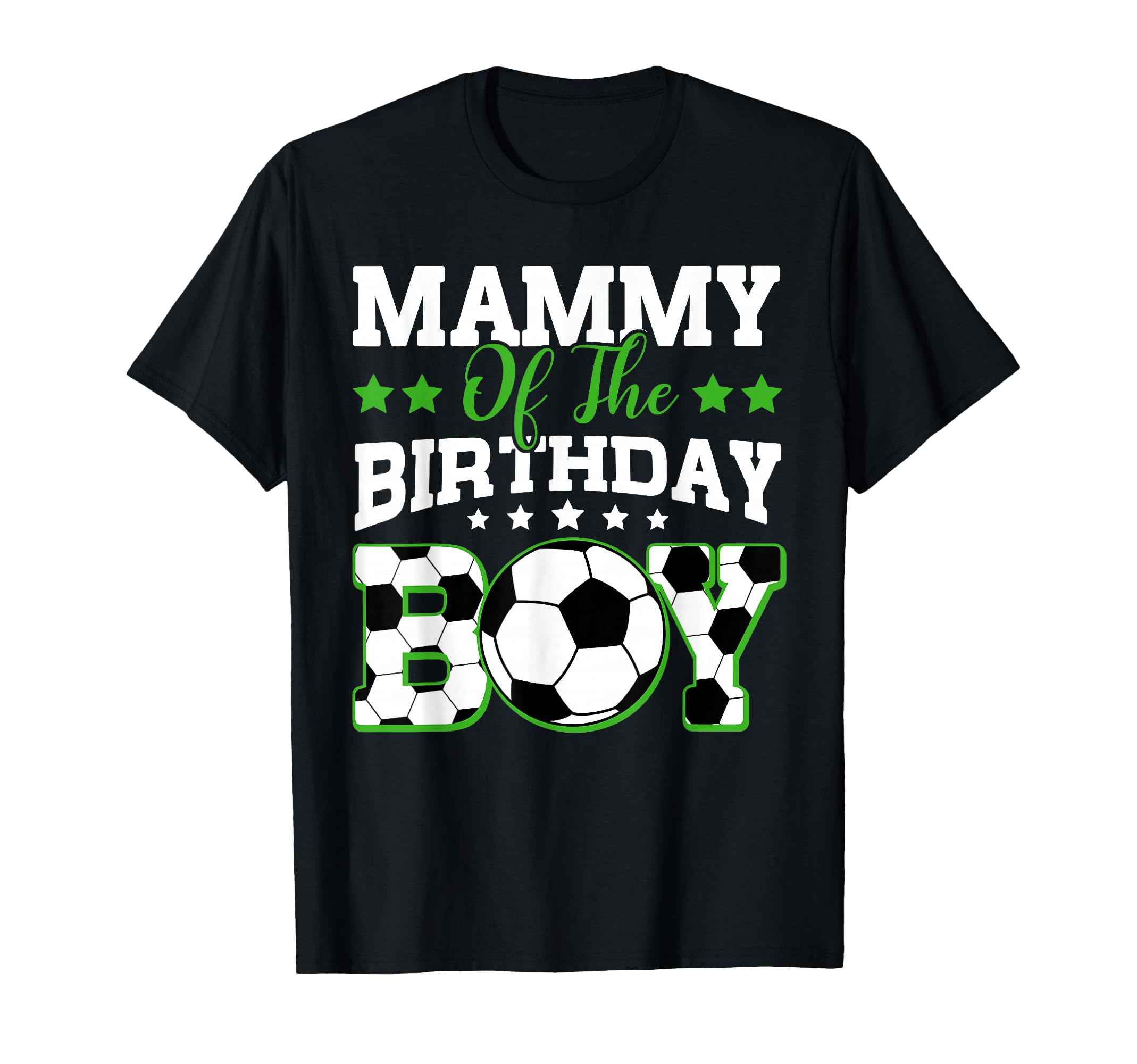 Mammy Birthday Soccer Family Matching T-Shirt - Custom Art Print for Adults