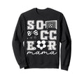 Soccer Mama Coquette Bow Funny Soccer Sweatshirt - Novelty Apparel Unisex