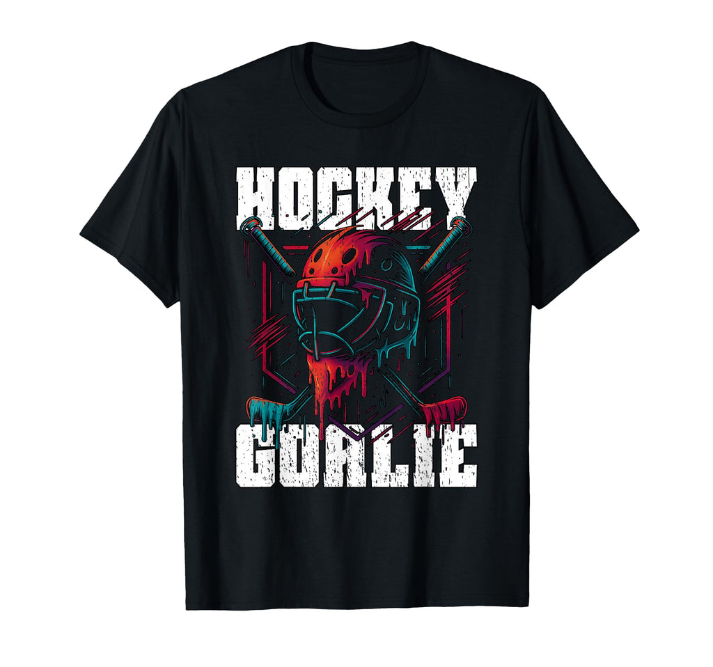 Hockey Goalie Athletes Goal Keepers T-Shirt - Custom Art Print for Adults