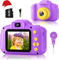 GKTZ Toys for Girls Age 3-8, Kids Camera Digital Video Toddler Camera Children Camcorder Birthday Gifts for 3 4 5 6 7 8 Year Old Girls with 32GB SD Card