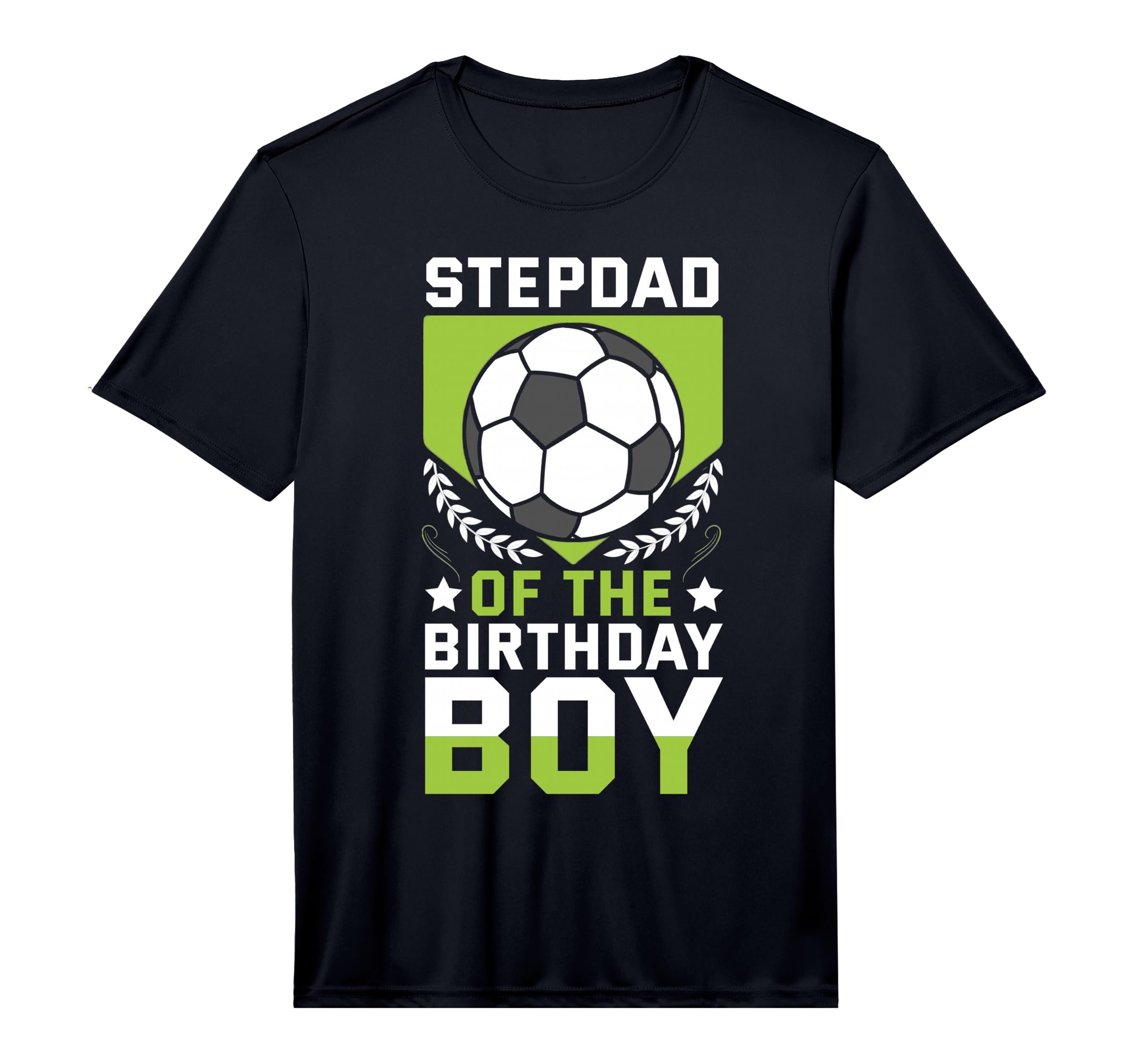 Stepdad Birthday Soccer Player Bday Team T-Shirt - Graphic Print Men Women
