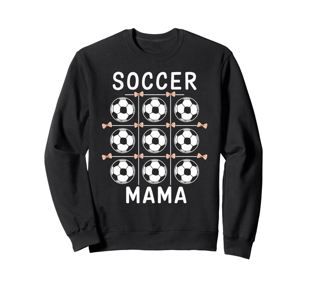 Soccer Mama Coquette Bow Soccer Sweatshirt - Custom Art Print for Adults