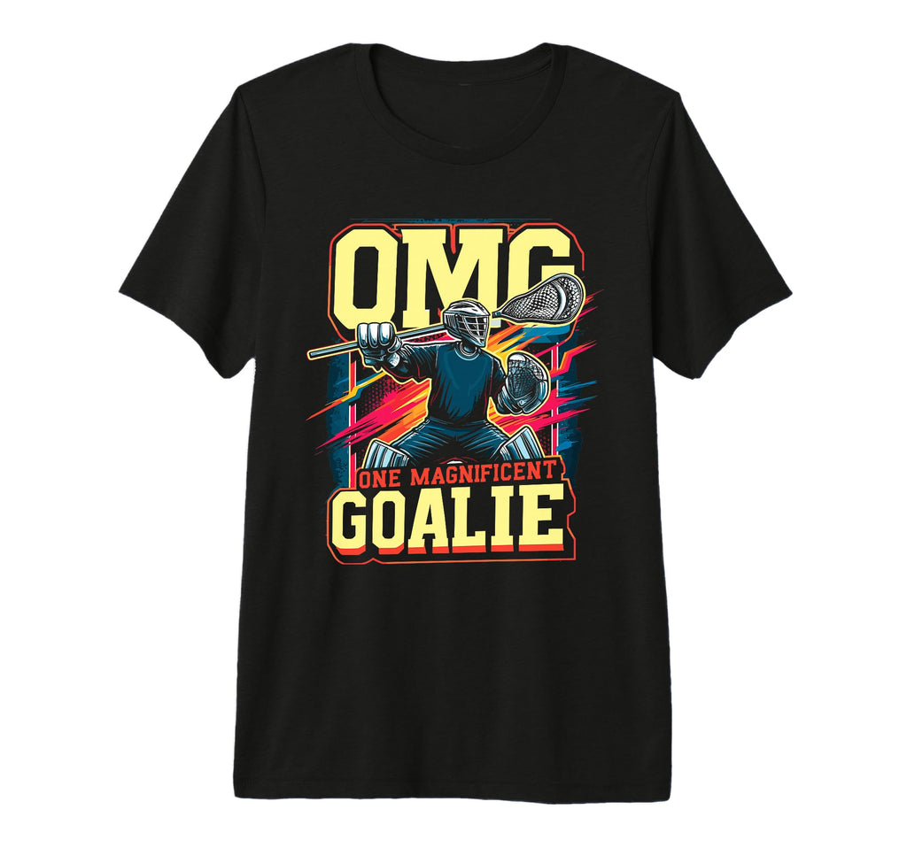 Goalkeeper Lacrosse Goalie Lacrosse Tri T-Shirt - Unique Graphic Unisex