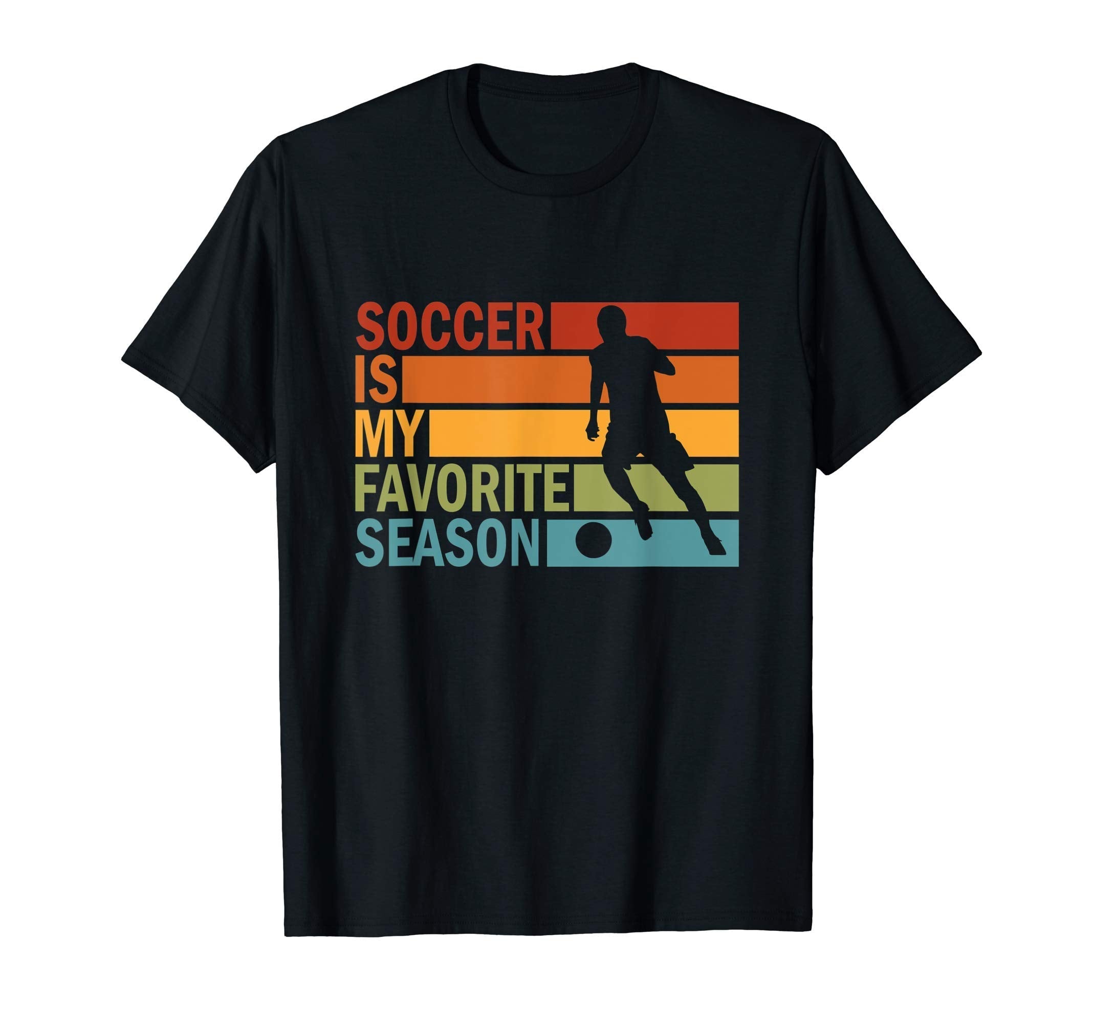 Soccer Is My Favorite Season Soccer T-Shirt - Aesthetic Graphic Men Women