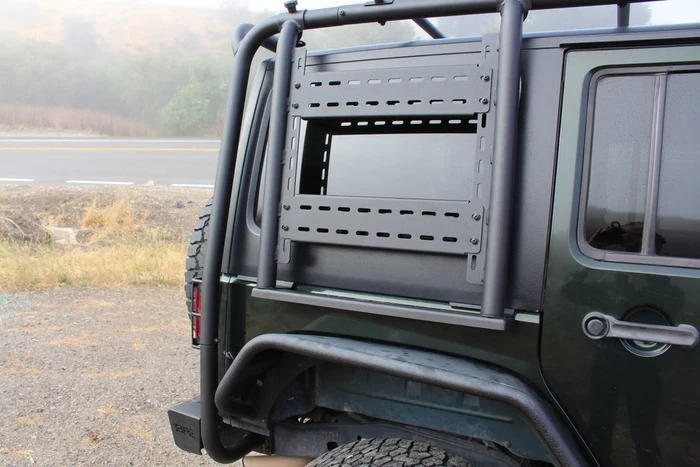 Body Armor 4x4 07-18 Jeep Wrangler JK 2 &4 Door Cargo Roof Rack Accessory Mount JK-7102