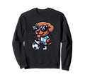 Rodesian Ridgeback Soccer Player Sweatshirt - Unique Graphic Unisex
