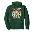 My Senior Mom Era Groovy Soccer Senior Hoodie - Minimalist Print Unisex
