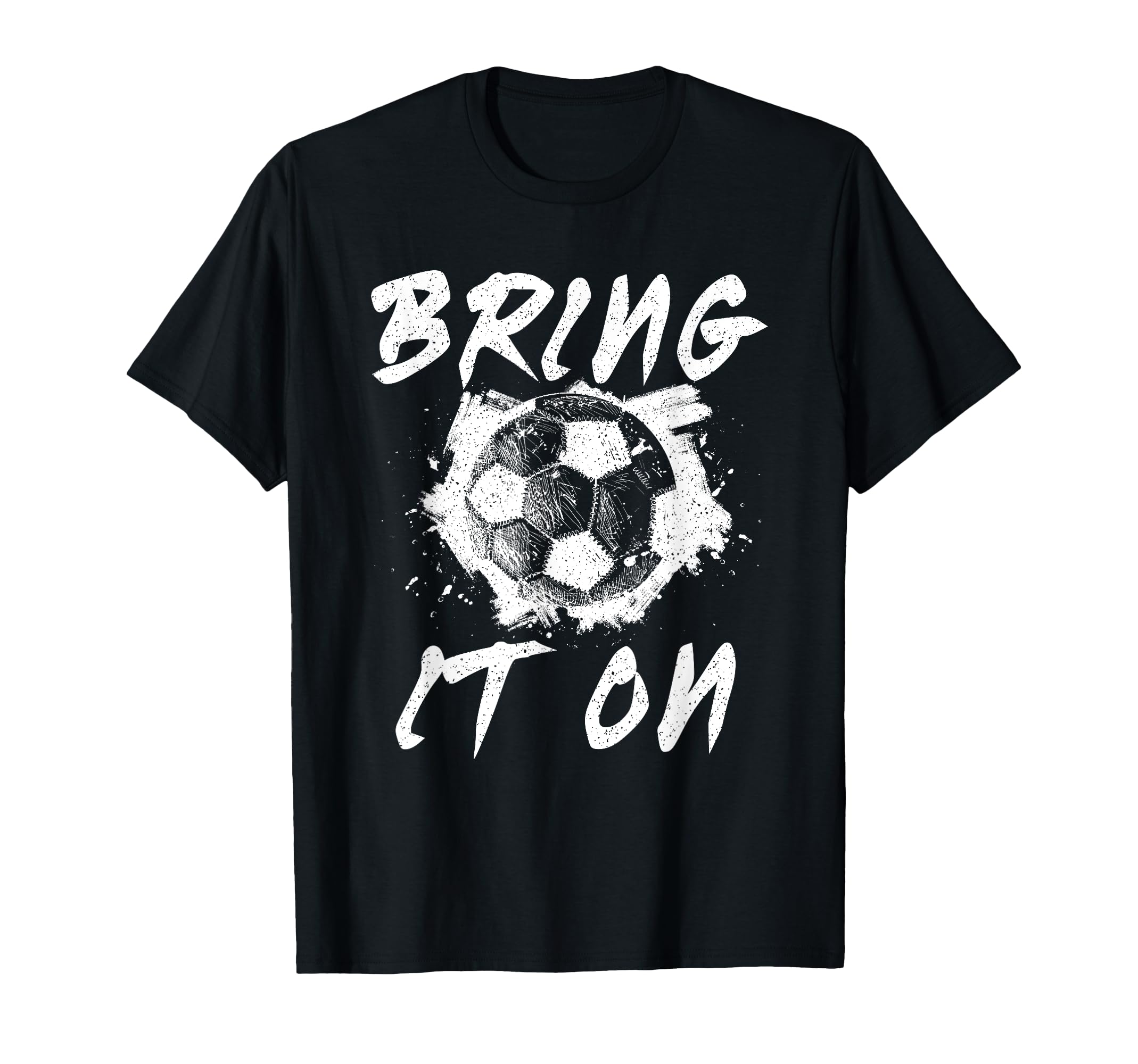 Soccer Team Soccer Ball T-Shirt - Casual Everyday Wear Men Women