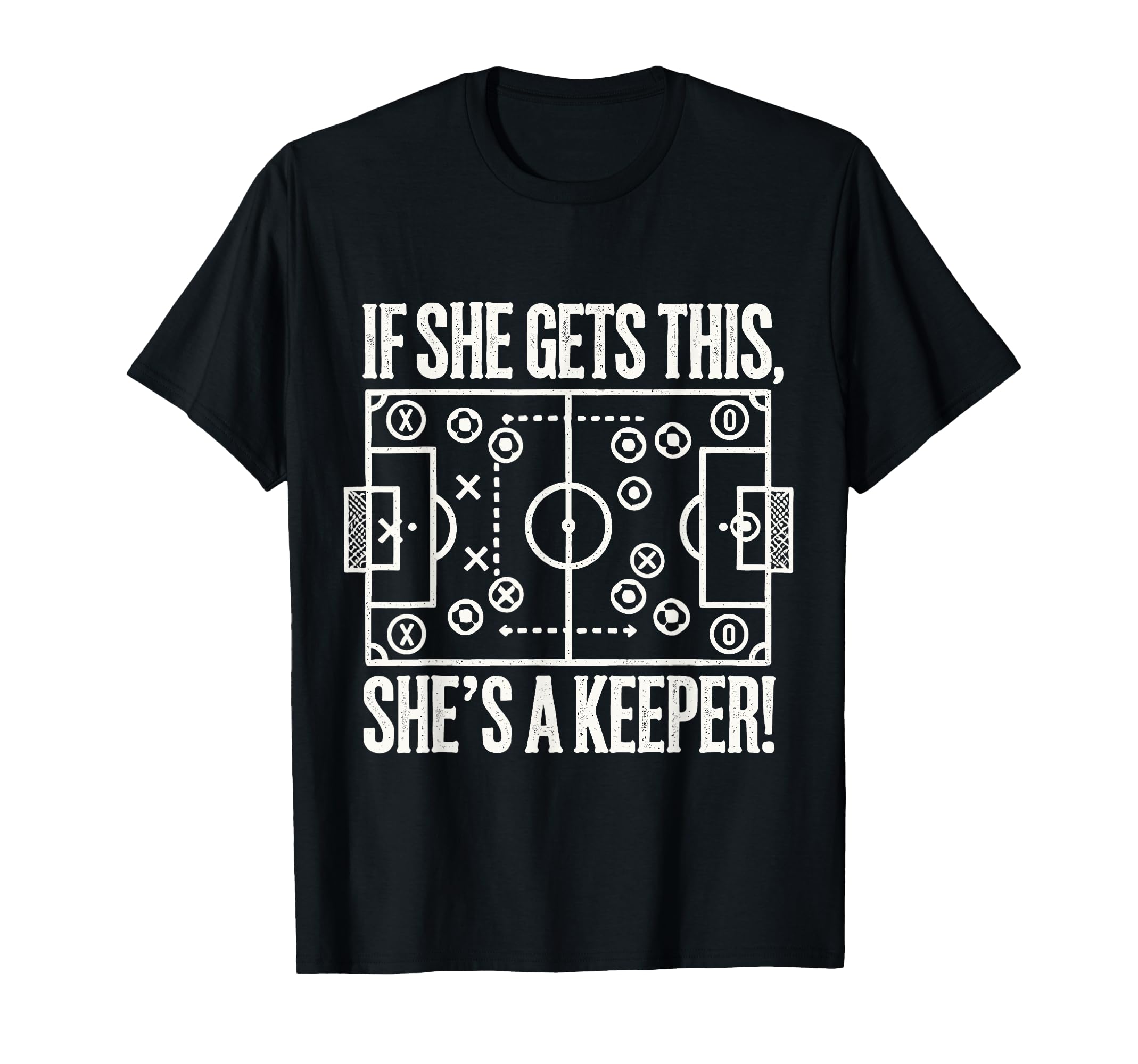 Soccer Goalie Art Soccer Coach Gifts T-Shirt - Novelty Apparel Unisex