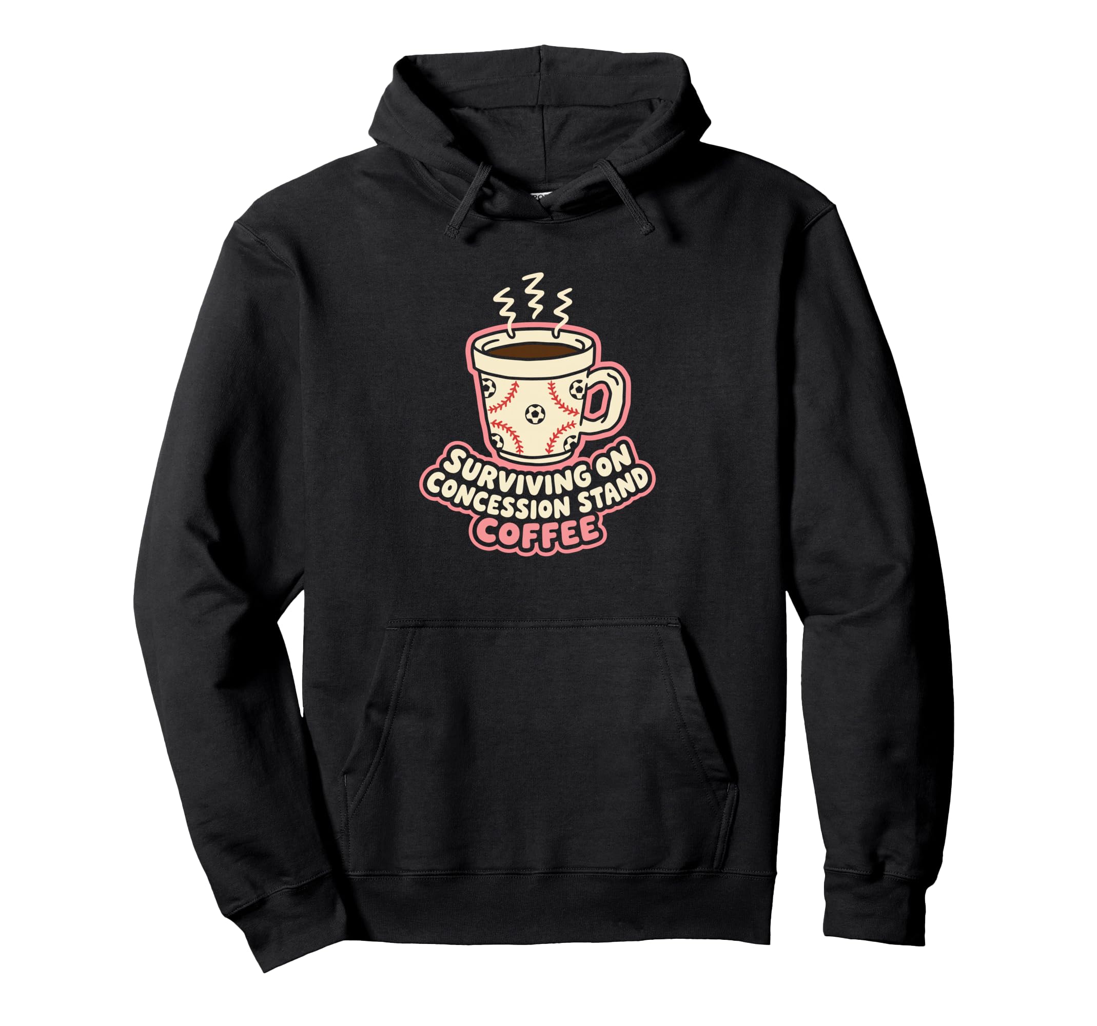 Surviving Concession Stand Coffee Hoodie - Trendy Graphic for Adults