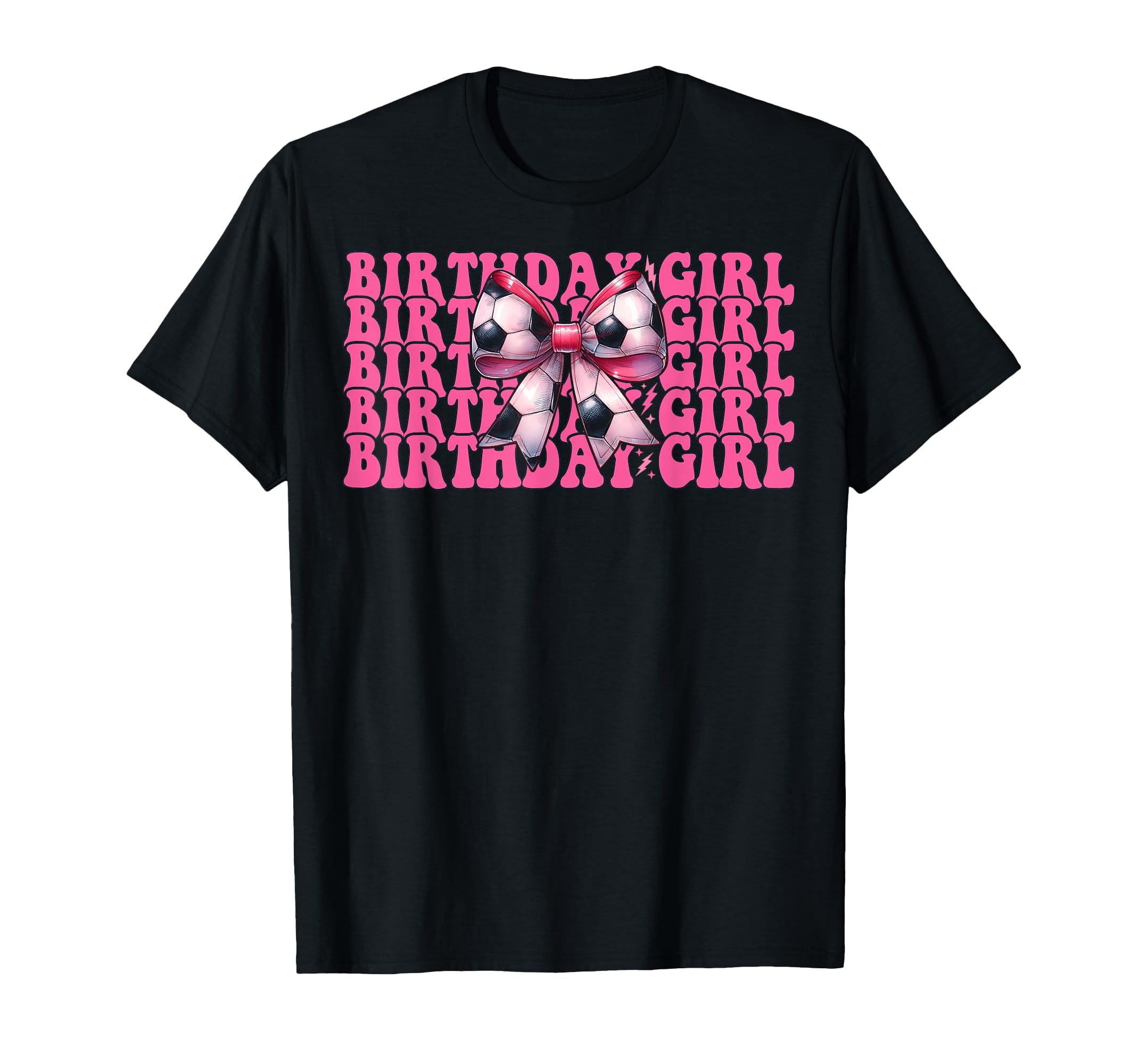 Birthday Soccer Soccer Mom Mama Coquette T-Shirt - Trendy Graphic Unisex