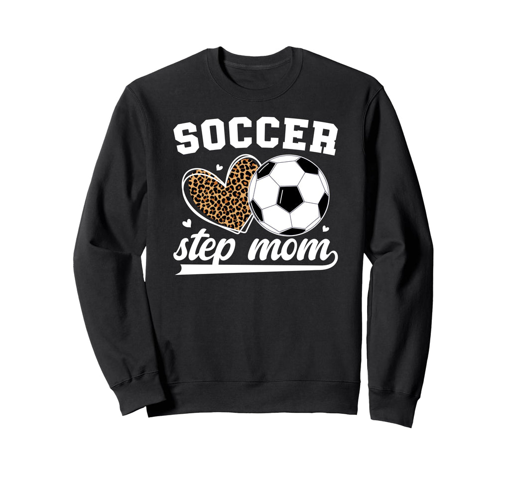 Soccer Step Mom Soccer Player Sweatshirt - Aesthetic Graphic Men Women