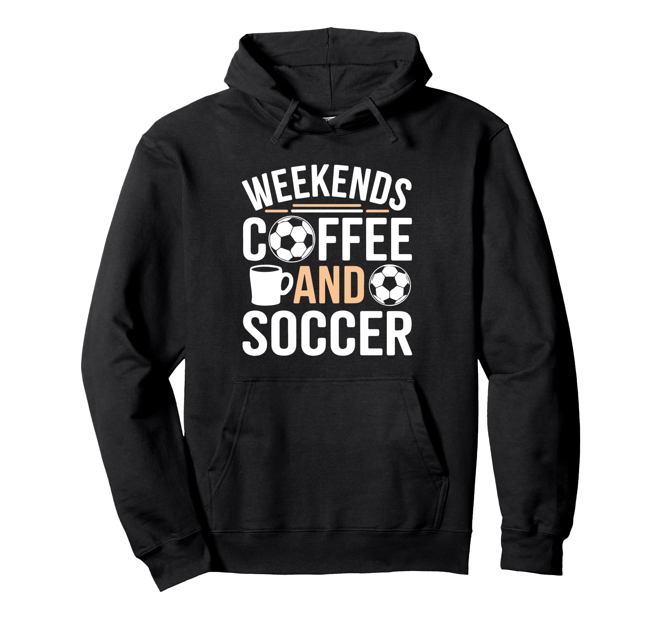Weekends Coffee And Soccer Mom Life Hoodie - Minimalist Print Men Women