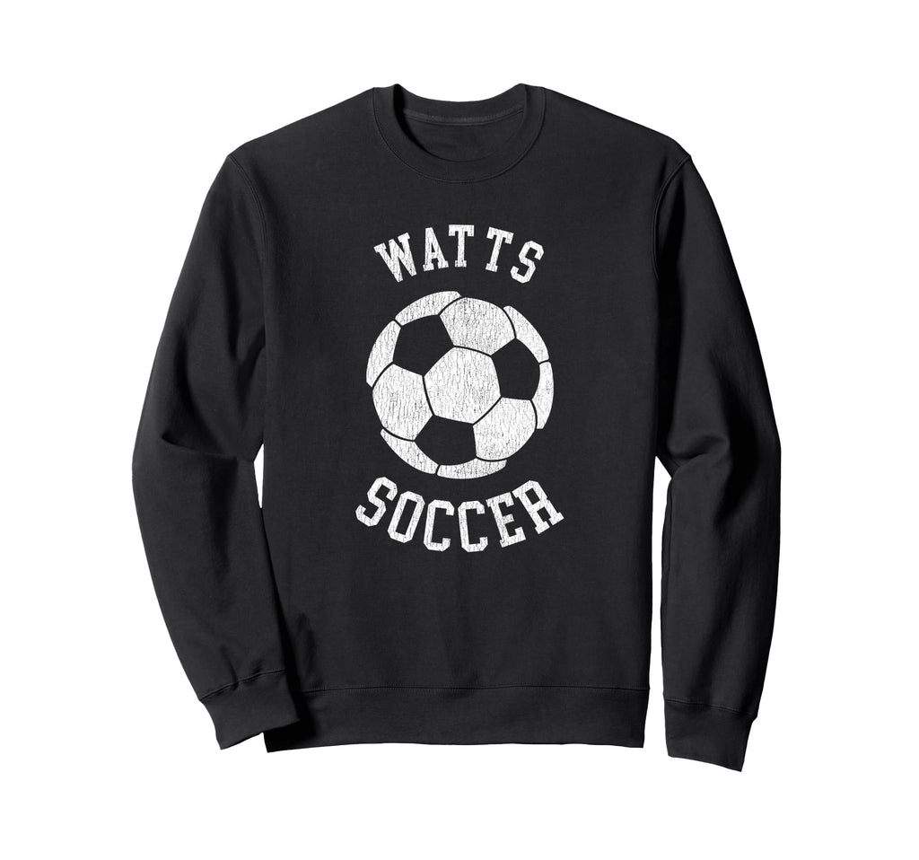Watts Soccer Distressed 90S Sweatshirt - Trendy Graphic Unisex