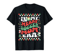 My Merry Soccer Mom Era Groovy T-Shirt - Streetwear Style Men Women