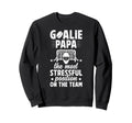 Funny Hockey Goalie Papa Ice Sweatshirt - Custom Art Print Men Women