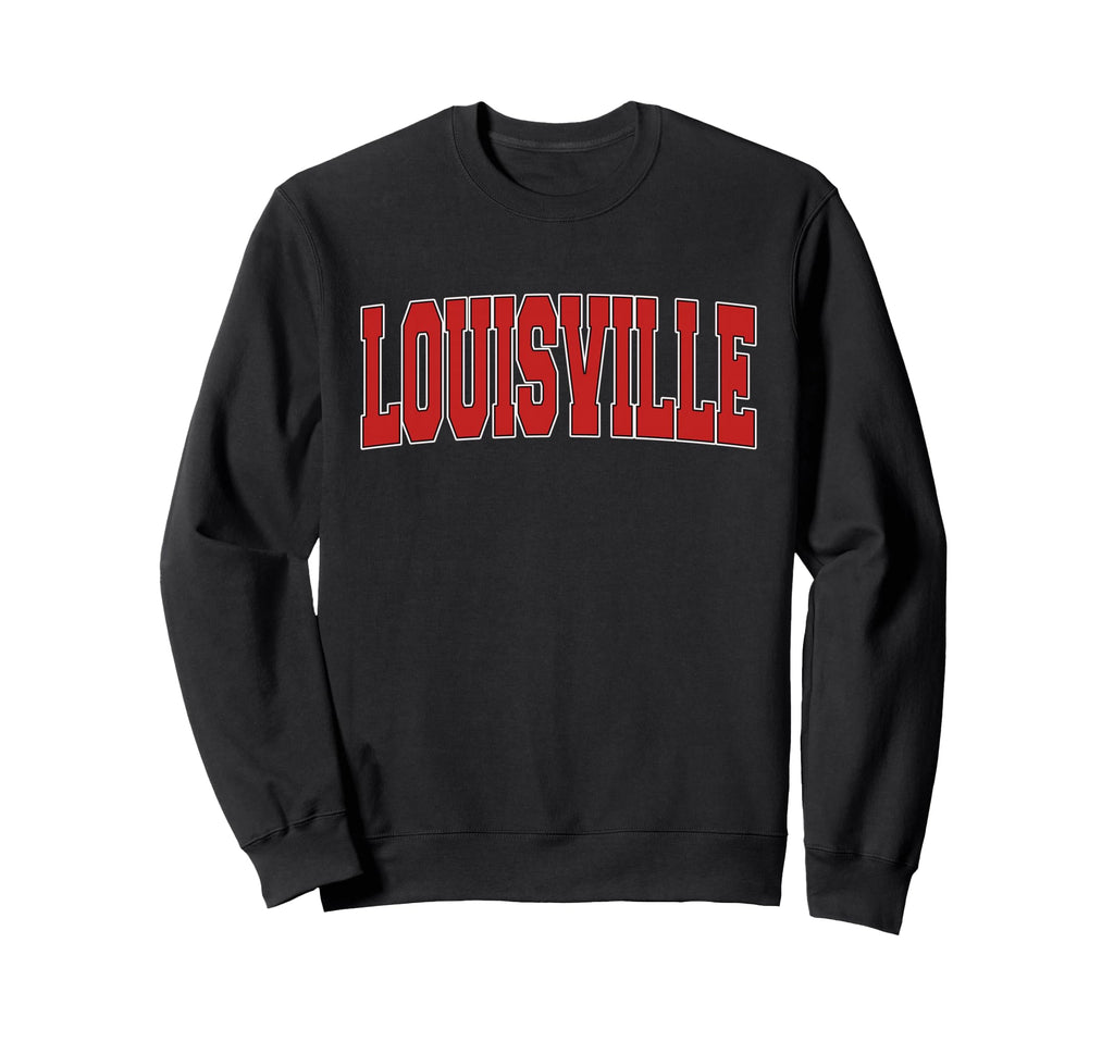 Louisville Ky Kentucky Varsity Usa Sweatshirt - Graphic Print for Adults