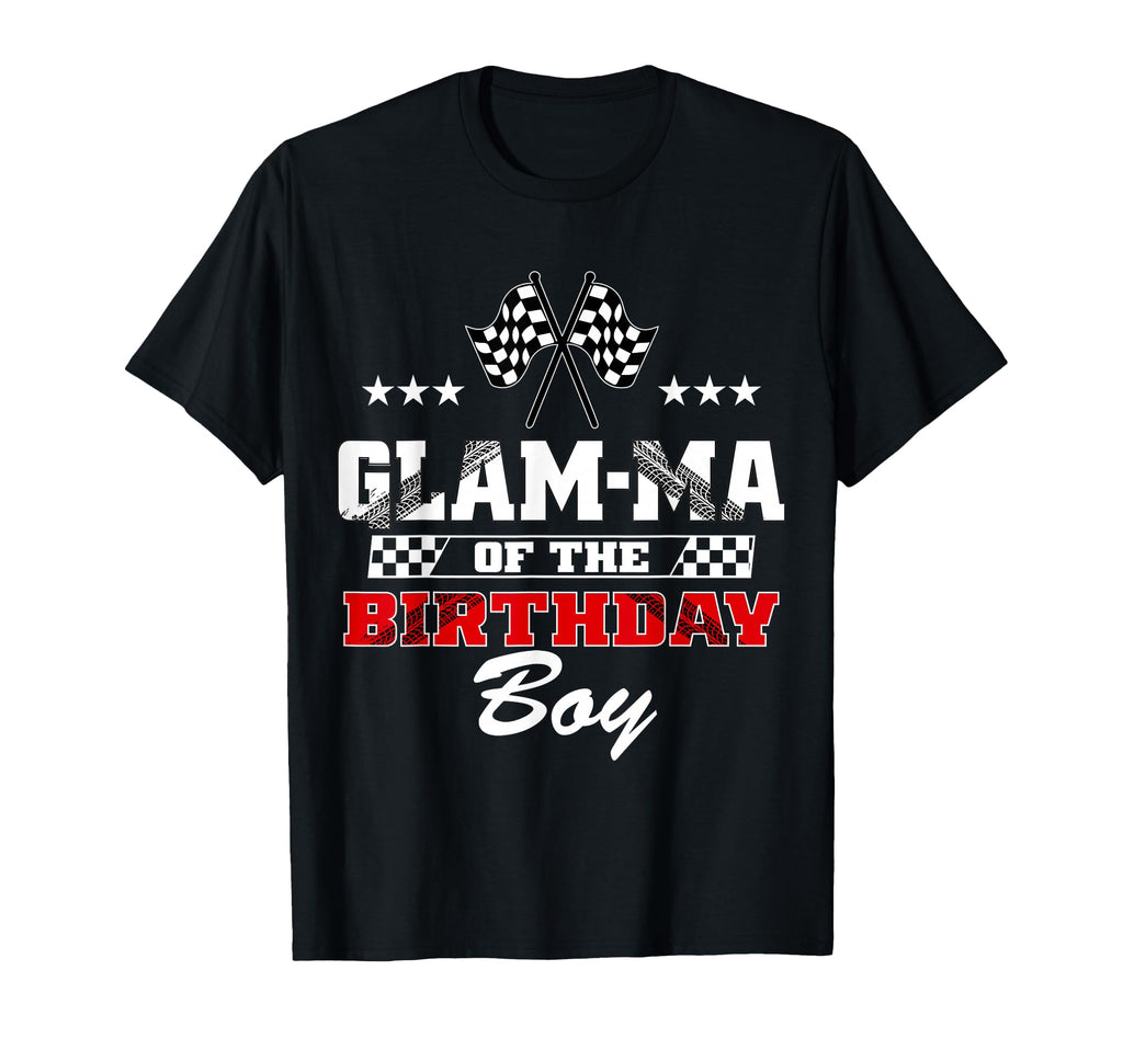 Glam Ma Birthday Soccer Party Family T-Shirt - Minimalist Print Men Women