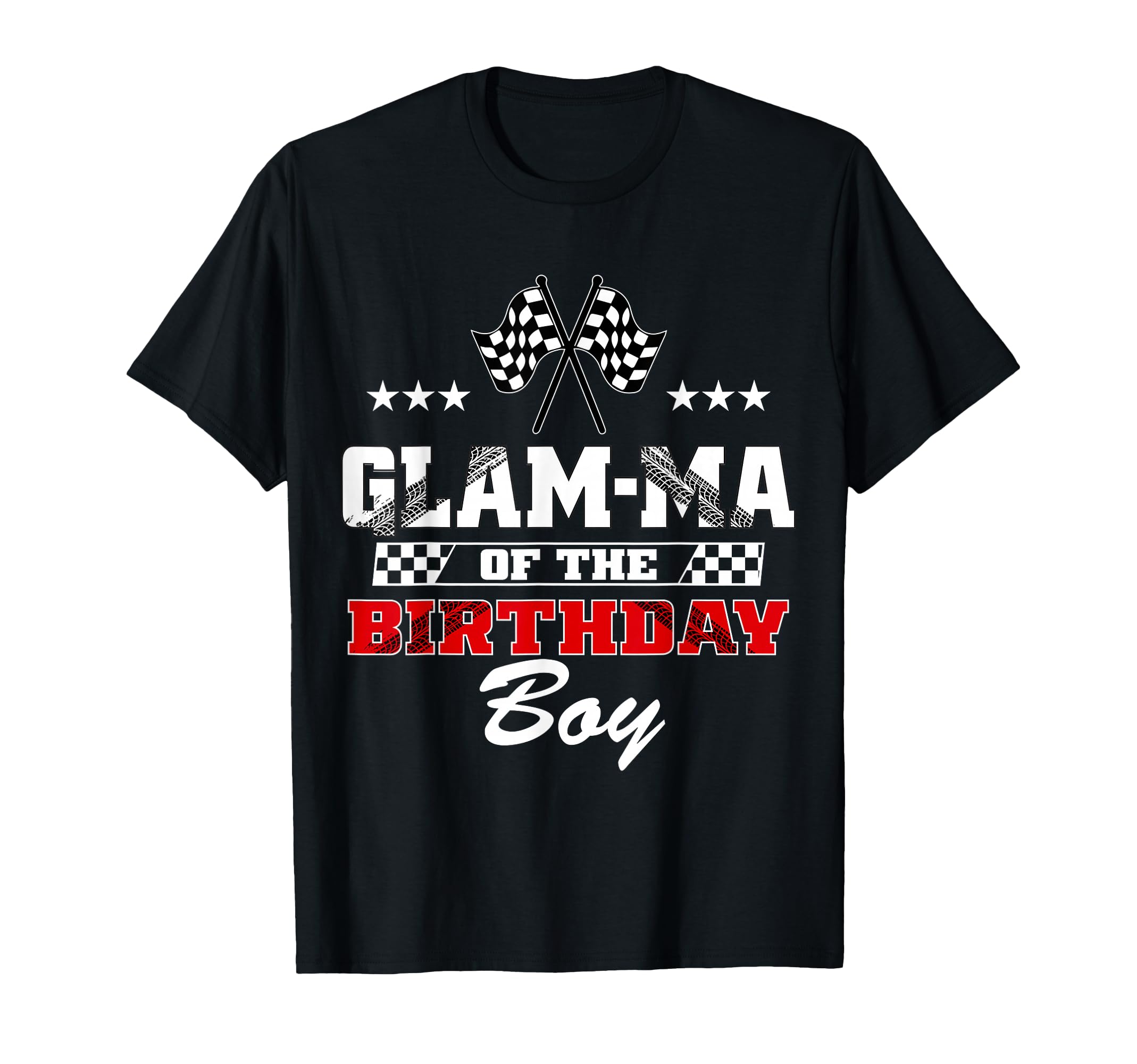 Glam Ma Birthday Soccer Party Family T-Shirt - Minimalist Print Men Women