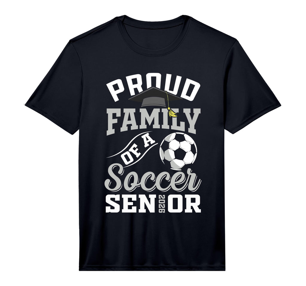 Proud Family Soccer Senior Class 2026 T-Shirt - Custom Art Print Unisex