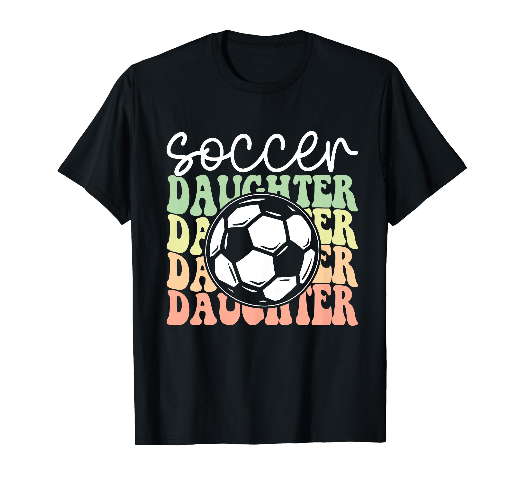 Soccer Daughter Sports Lover Player T-Shirt - Minimalist Print Men Women