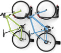 WALMANN BIKEPAL No Lifting Wall Mount Swivel Bike Rack, Vertical Bike Wall Hangers for Garage Space Saving Bike Storage Solution(2 Pack)