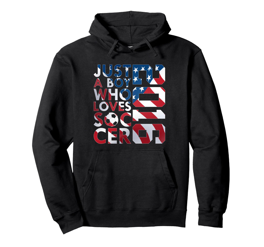 2016 Just Who Loves Soccer 10Th Birthday Hoodie - Unique Graphic Men Women