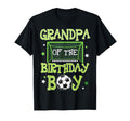 Grandpa Birthday Soccer Family T-Shirt - Fun Novelty Design for Adults