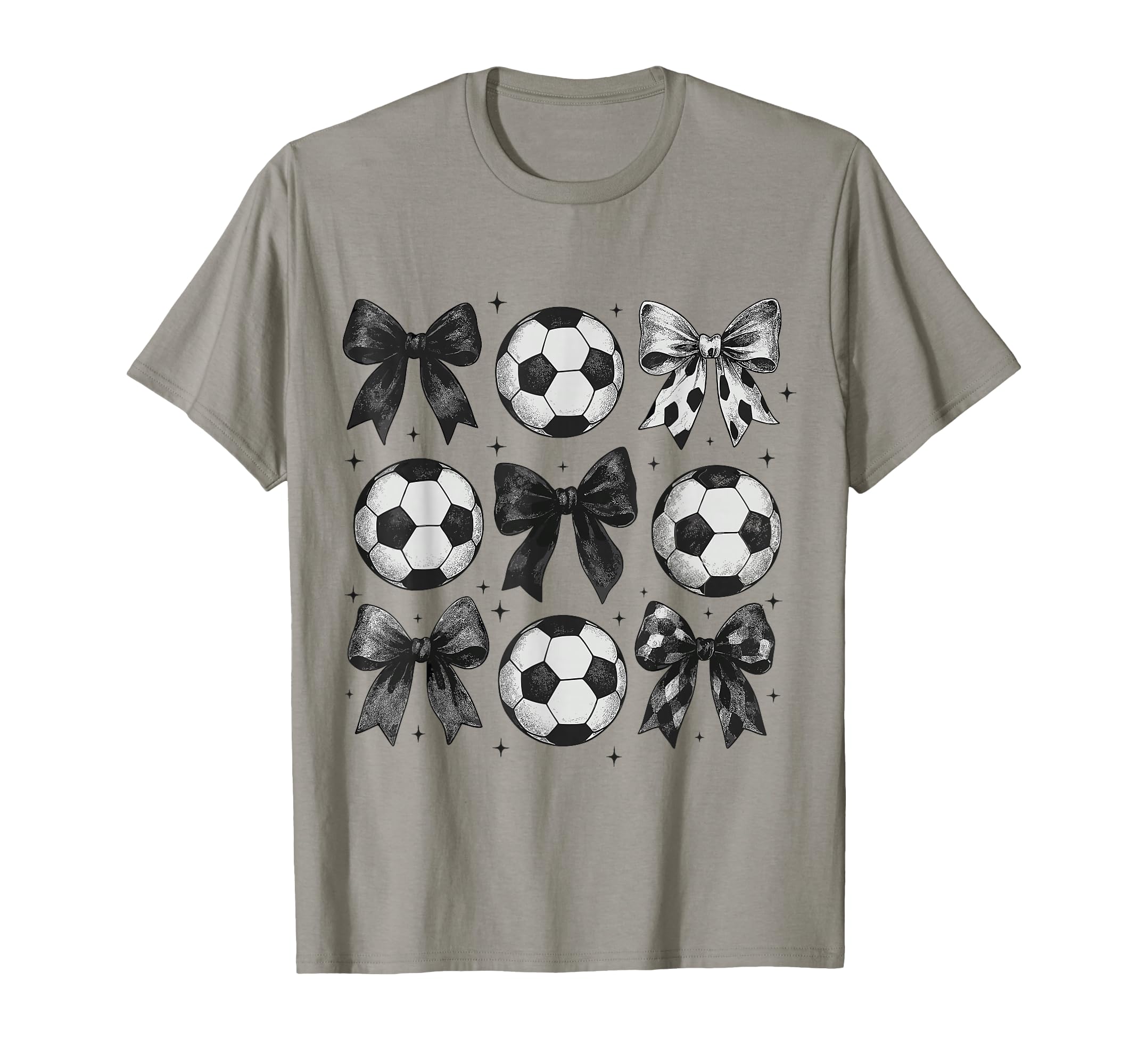Soccer Coquette Bow Funny Soccer Bow T-Shirt - Unique Graphic Unisex