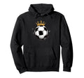 Soccer Royalty Crowned Ball And Hoodie - Streetwear Style for Adults