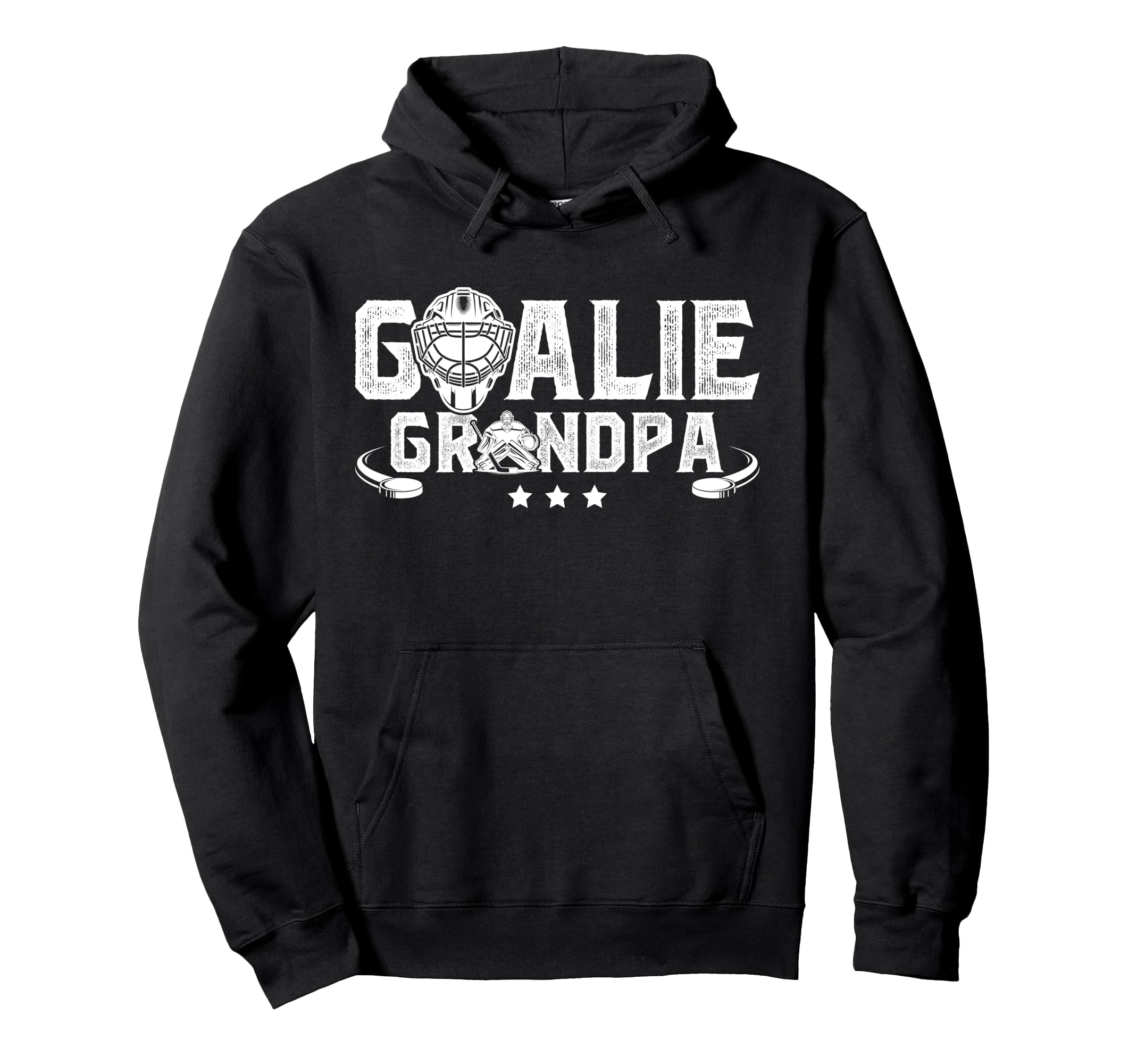 Ice Hockey Goalie Grandpa Hockey Keeper Hoodie - Aesthetic Graphic Unisex