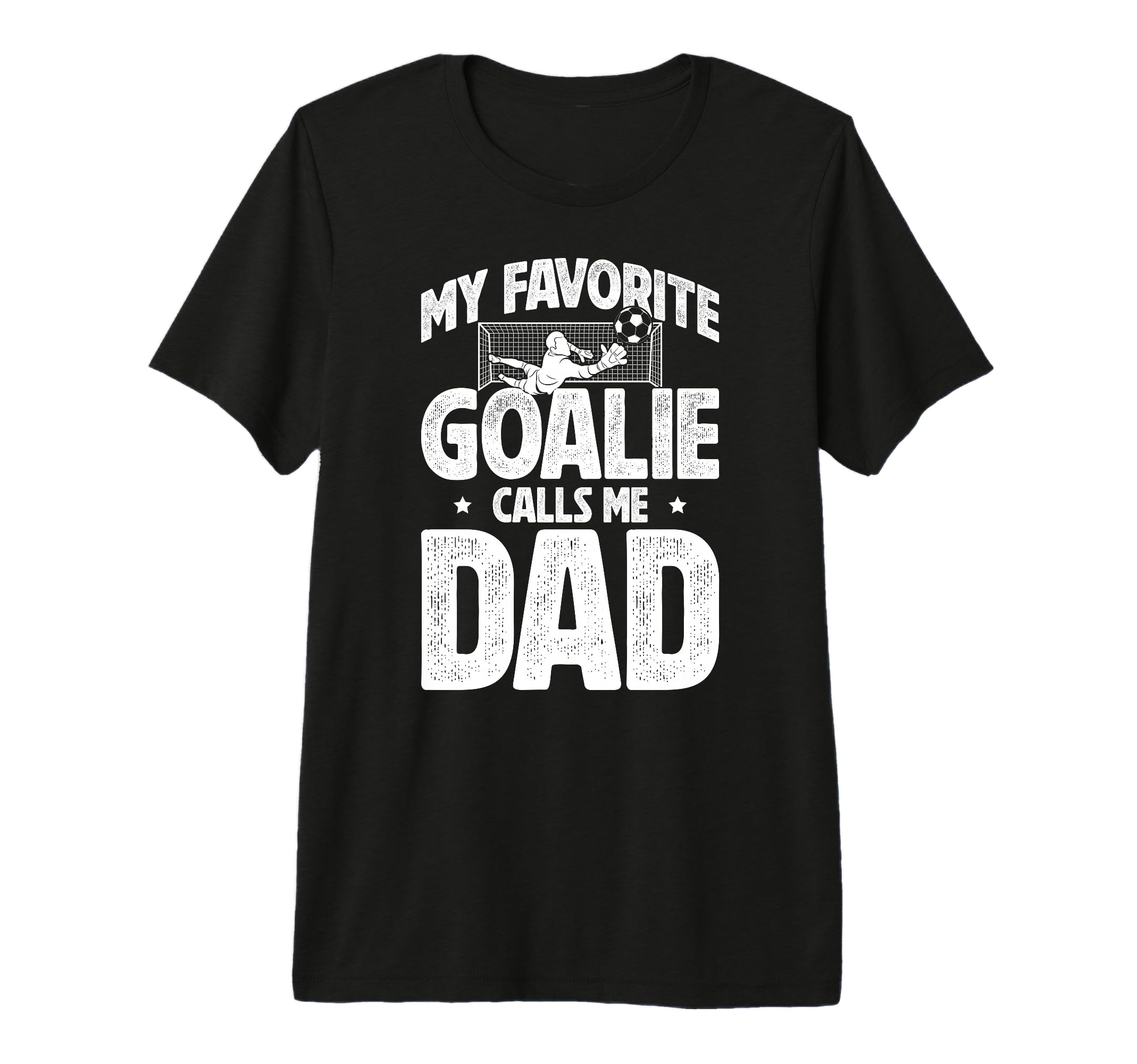 Mens My Favorite Soccer Goalie Dad T-Shirt - Novelty Apparel for Adults